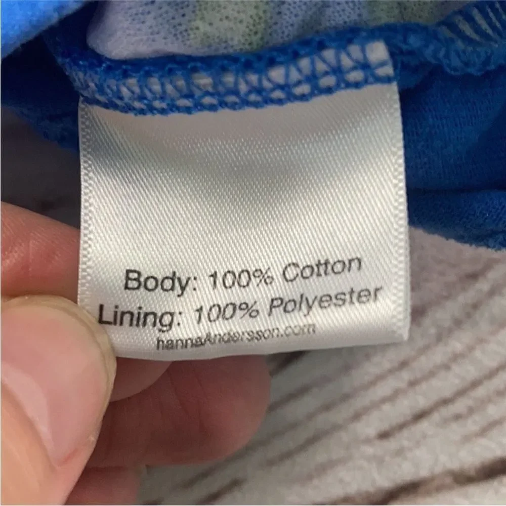 Hanna Andersson Blue Tiger Appliqué Shirt